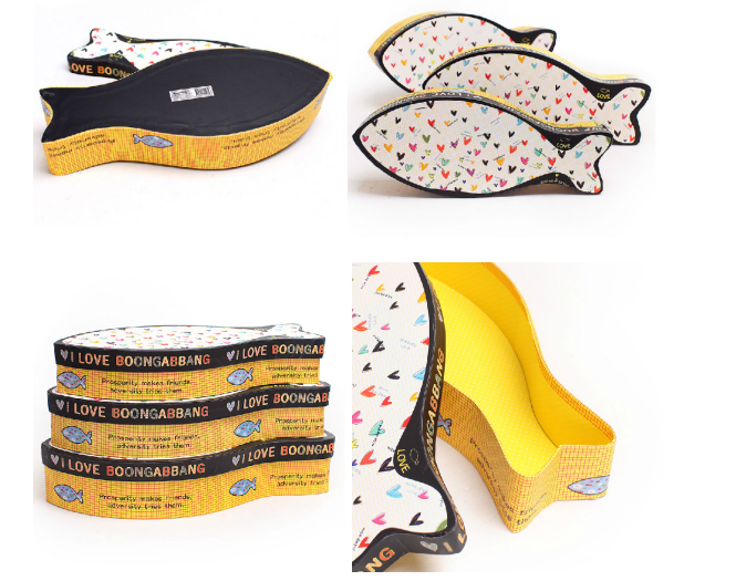special fish shaped cardboard gift box